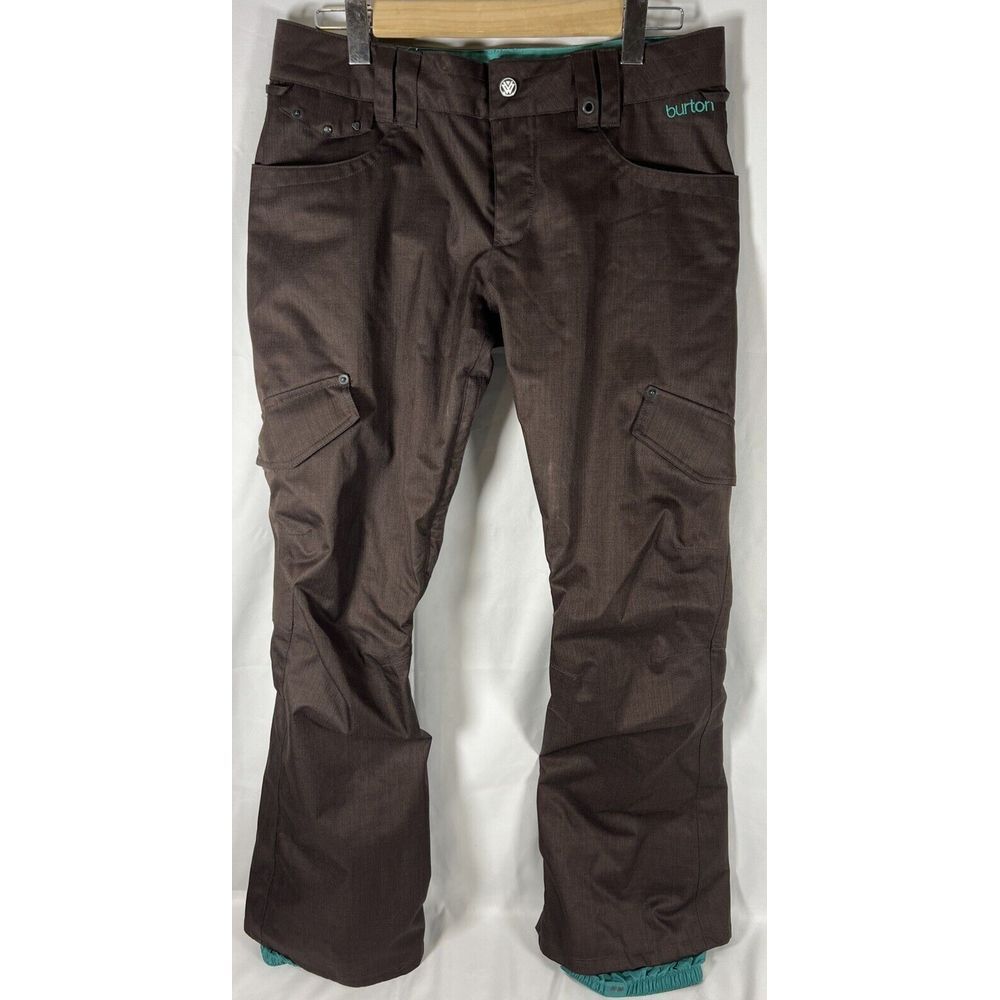 Burton Da Nang Snowboard Ski Pants Women's Medium, Honey Brown Color~EUC